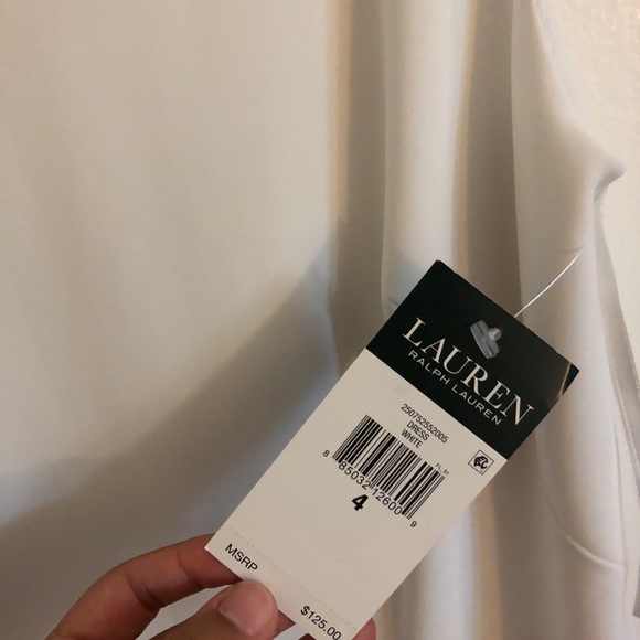 Pearl White Raulph Lauren Dress size 4 - Picture 8 of 8